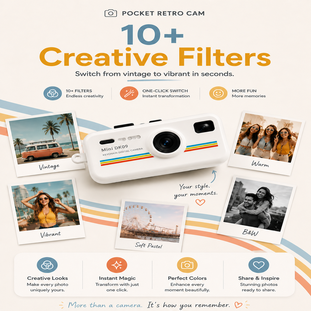 Pocket Retro Cam Capture Little Moments Anywhere.